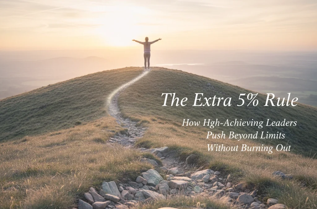 The Extra 5% Rule: How High-Achieving Leaders Push Beyond Limits Without Burning Out