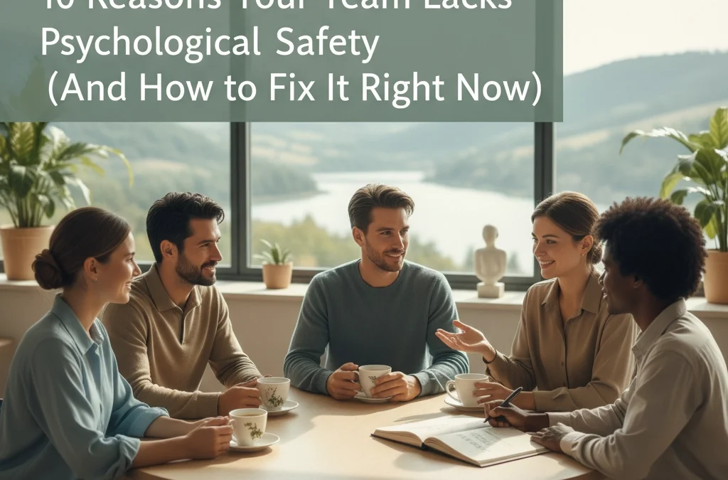 10 Reasons Your Team Lacks Psychological Safety (And How to Fix It Right Now)