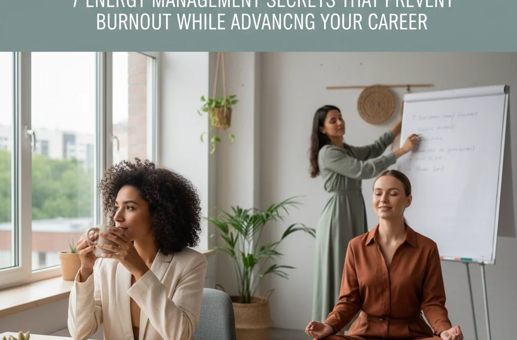Women Leaders: 7 Energy Management Secrets That Prevent Burnout While Advancing Your Career